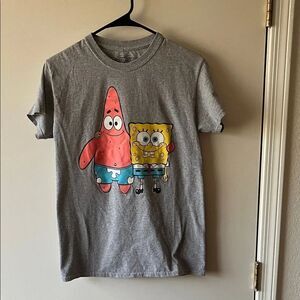 SpongeBob SquarePants Gray T-Shirt with Patrick